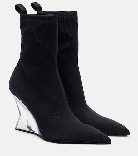 Balmain Knitted wedge ankle boots - Balmain - Modalova
