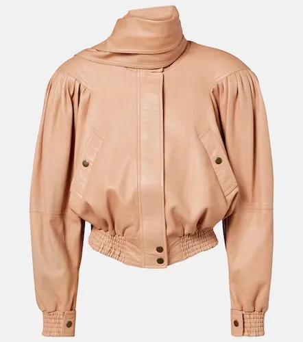 Chloé Cropped-Lederjacke - Chloe - Modalova