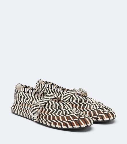 Alaia Woven leather ballet flats - Alaia - Modalova