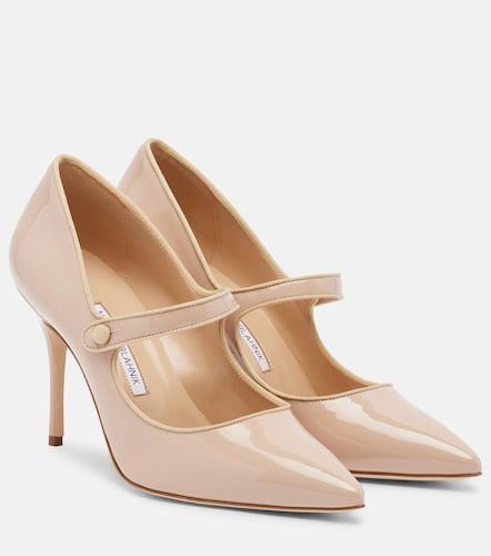 Salones Mary Jane Campari de charol - Manolo Blahnik - Modalova
