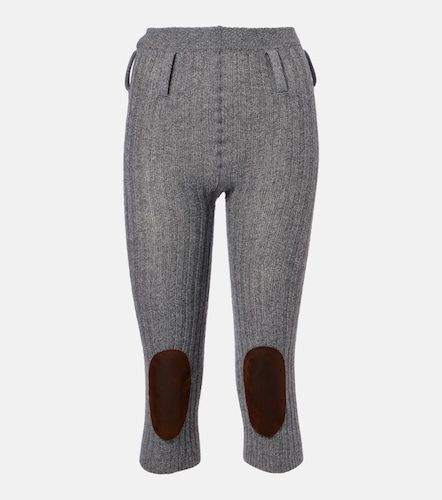 Pantaloni capri in lana e cashmere - Prada - Modalova