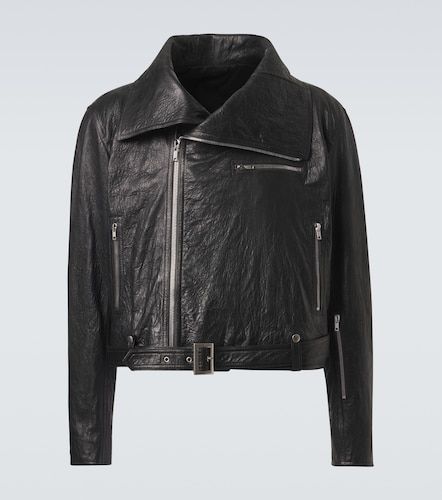 Dracubiker belted leather jacket - Rick Owens - Modalova