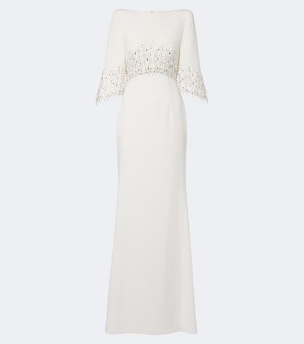 Bridal Electra embellished crepe gown - Jenny Packham - Modalova