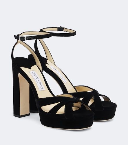 Plateausandalen Kove aus Samt - Jimmy Choo - Modalova