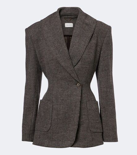 Double-breasted wool and cashmere-blend blazer - Magda Butrym - Modalova