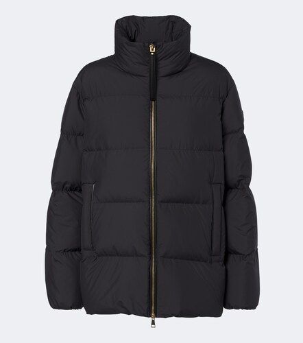Moncler Chaqueta de plumas con piel - Moncler - Modalova