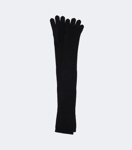 Guantes de cachemir y lana - Nour Hammour - Modalova