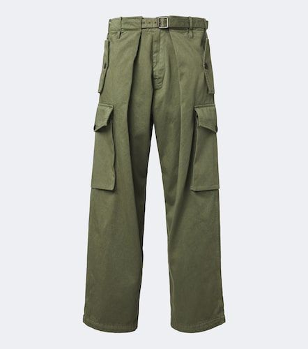 Pantalones cargo de satén de algodón - Loewe - Modalova