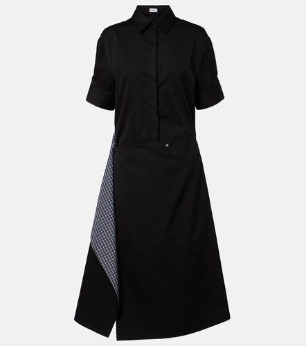 Vestido camisero de algodón y seda - Loewe - Modalova