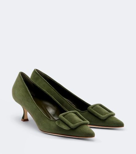 Salones Maysale de ante - Manolo Blahnik - Modalova