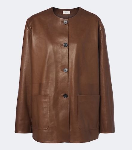 The Row Quintus leather jacket - The Row - Modalova