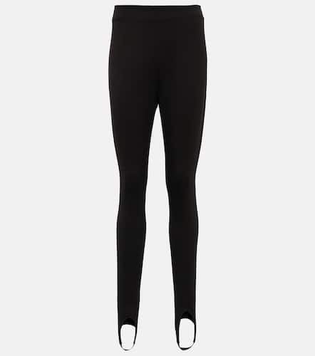 Stirrup cotton-blend leggings - Balmain - Modalova