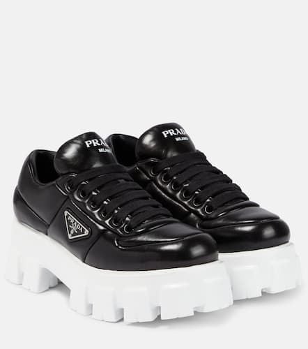 Zapatillas de piel napa con plataforma - Prada - Modalova