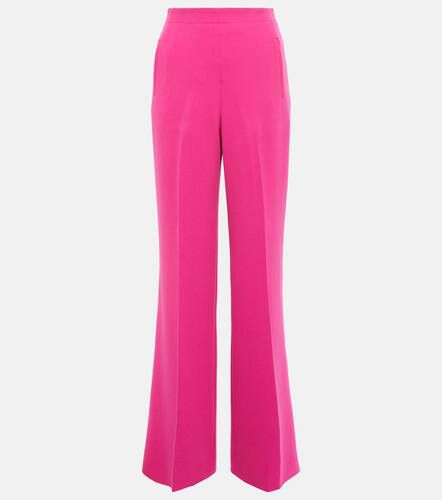 High-rise wide-leg cady pants - Roland Mouret - Modalova