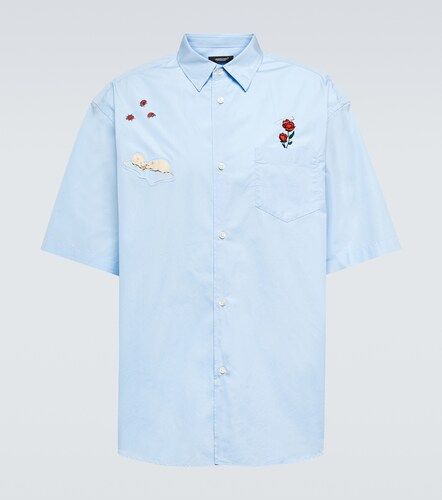 Camisa en popelín de algodón bordada - Undercover - Modalova