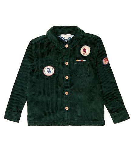 Akiri patches corduroy shirt jacket - Louise Misha - Modalova