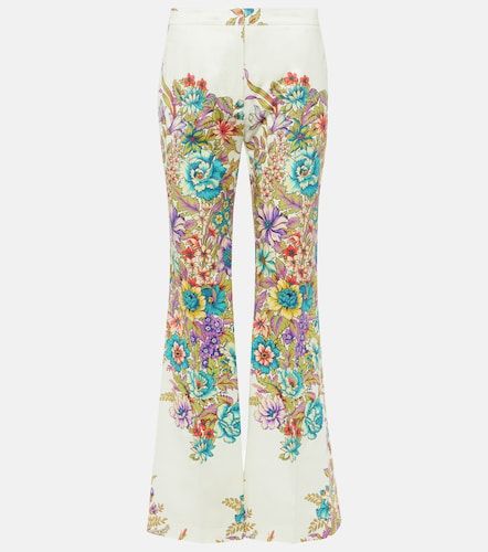 Pantaloni flared in misto cotone - Etro - Modalova