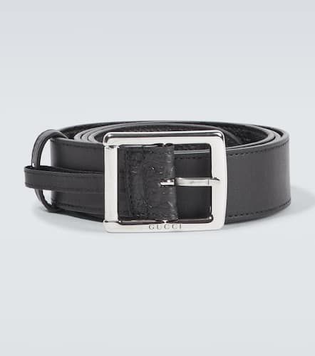 Gucci GG leather belt - Gucci - Modalova