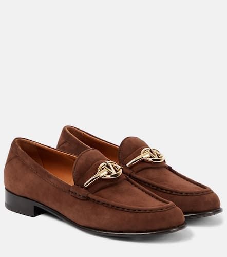 VLogo Gate suede loafers - Valentino Garavani - Modalova