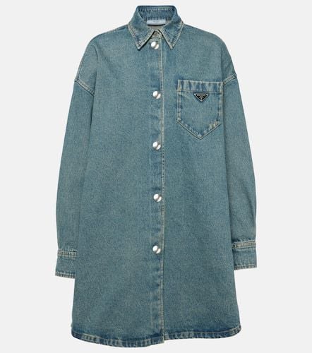 Prada Oversized denim shirt dress - Prada - Modalova