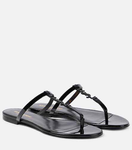 Cassandre leather sandals - Saint Laurent - Modalova