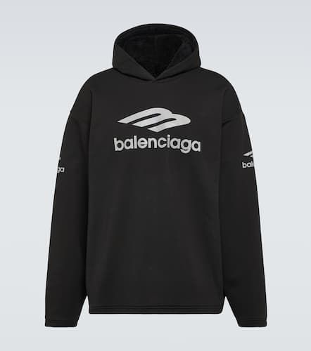 B Sports Icon cotton fleece hoodie - Balenciaga - Modalova