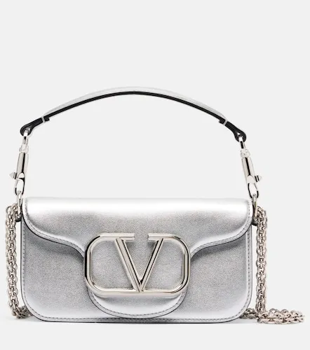 Loco Small metallic leather shoulder bag - Valentino Garavani - Modalova