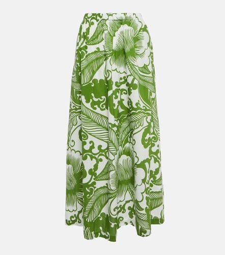 Juliana printed cotton maxi skirt - Velvet - Modalova