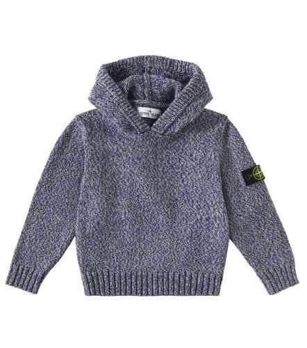 Compass mÃ©lange sweater - Stone Island Junior - Modalova