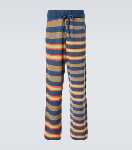 Leo striped cashmere and cotton pants - The Elder Statesman - Modalova