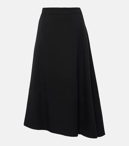 Asymmetric virgin wool midi skirt - Jil Sander - Modalova