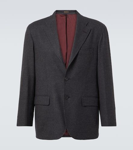 Rubinacci Blazer de franela de lana - Rubinacci - Modalova