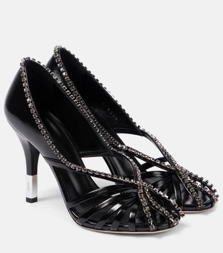 ChloÃ© Leonie embellished leather pumps - Chloe - Modalova