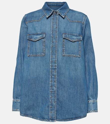 Emilia studded denim shirt - 7 For All Mankind - Modalova