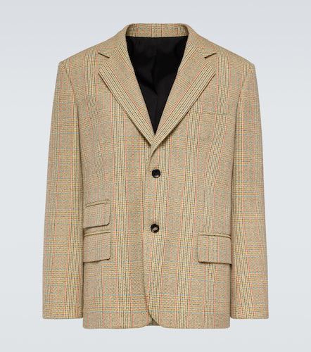 Checked wool and cotton-blend blazer - Bottega Veneta - Modalova