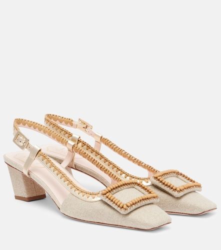 Belle Vivier embellished slingback pumps - Roger Vivier - Modalova