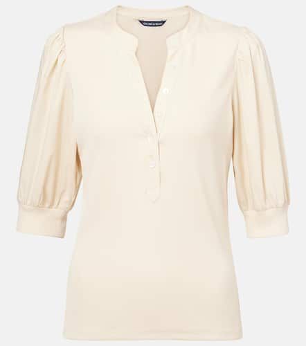 Coralee cotton-blend top - Veronica Beard - Modalova