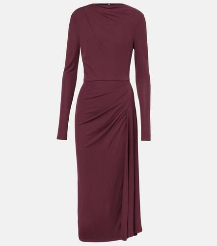 Draped crÃªpe jersey midi dress - Erdem - Modalova