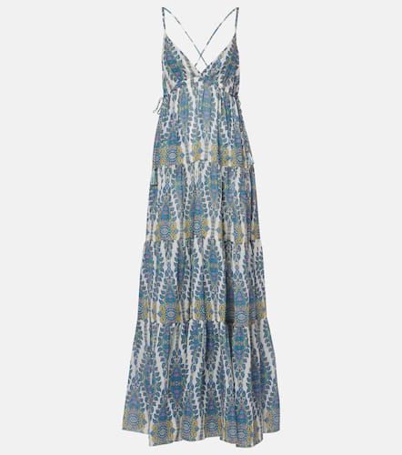 Printed tiered cotton and silk maxi dress - Etro - Modalova