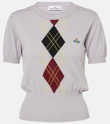 Argyle cotton and wool top - Vivienne Westwood - Modalova