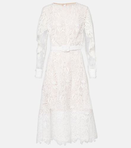 Floral lace cocktail dress - Oscar de la Renta - Modalova