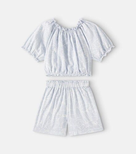 Set de top y shorts de algodón - Il Gufo - Modalova