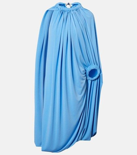 Abito midi con mantella a punto smock - Coperni - Modalova