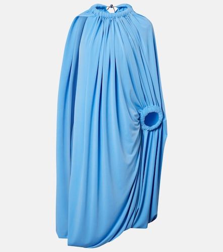 Vestido midi drapeado con capa - Coperni - Modalova