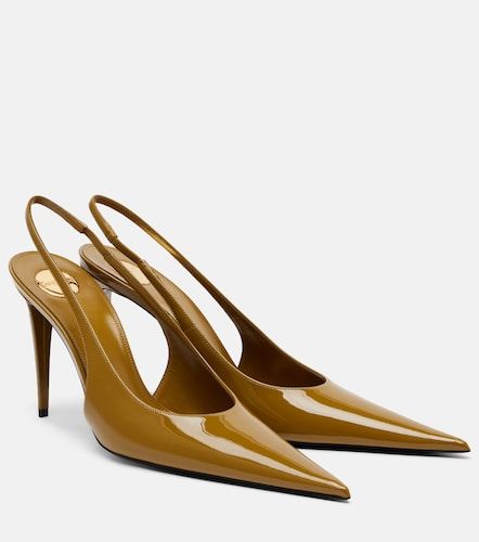 Guermantes patent leather slingback pumps - Saint Laurent - Modalova