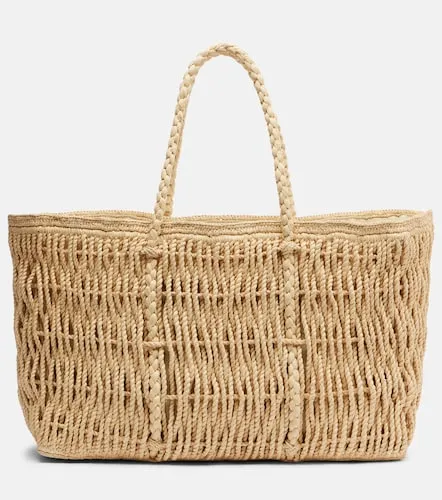 The Row Georgica raffia tote bag - The Row - Modalova