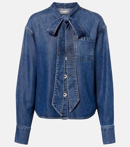 Camicia di jeans con fiocco - Self-Portrait - Modalova