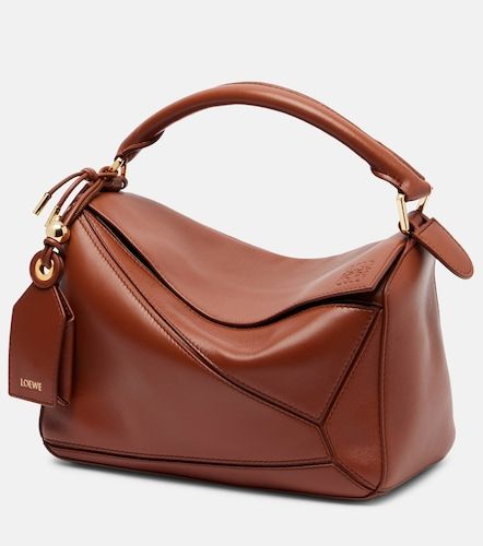 Featherlight Puzzle Small leather top-handle bag - Loewe - Modalova