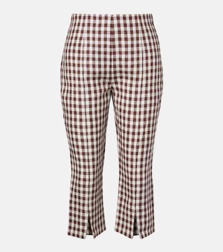 Pantaloni Sadie in lino a quadretti - Posse - Modalova