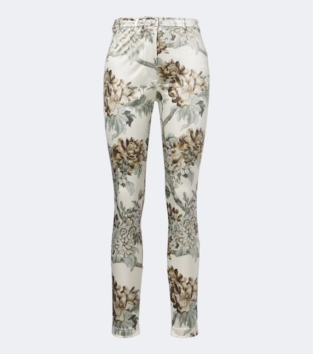Floral jersey skinny pants - Acne Studios - Modalova